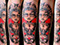 New school tattoo rubber maid black and red tattoos of women